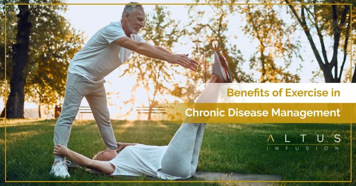 Importance of regular exercise for chronic disease management