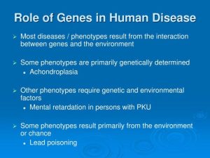 Role of genetics in chronic diseases