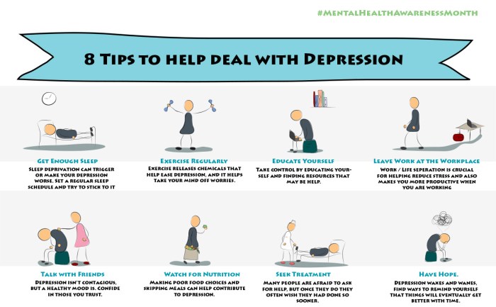 Mental health tips for managing depression and anxiety